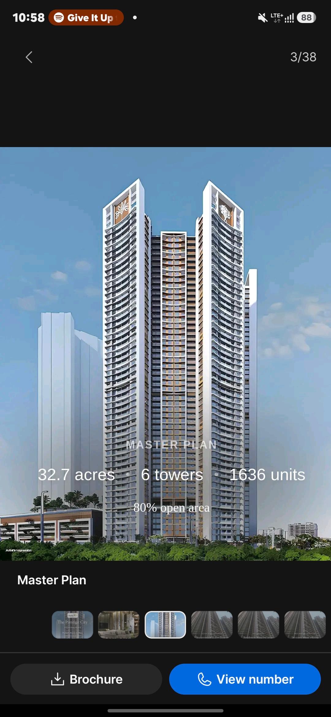 4 BHK Apartment in The Prestige City  Mulund West, Mumbai