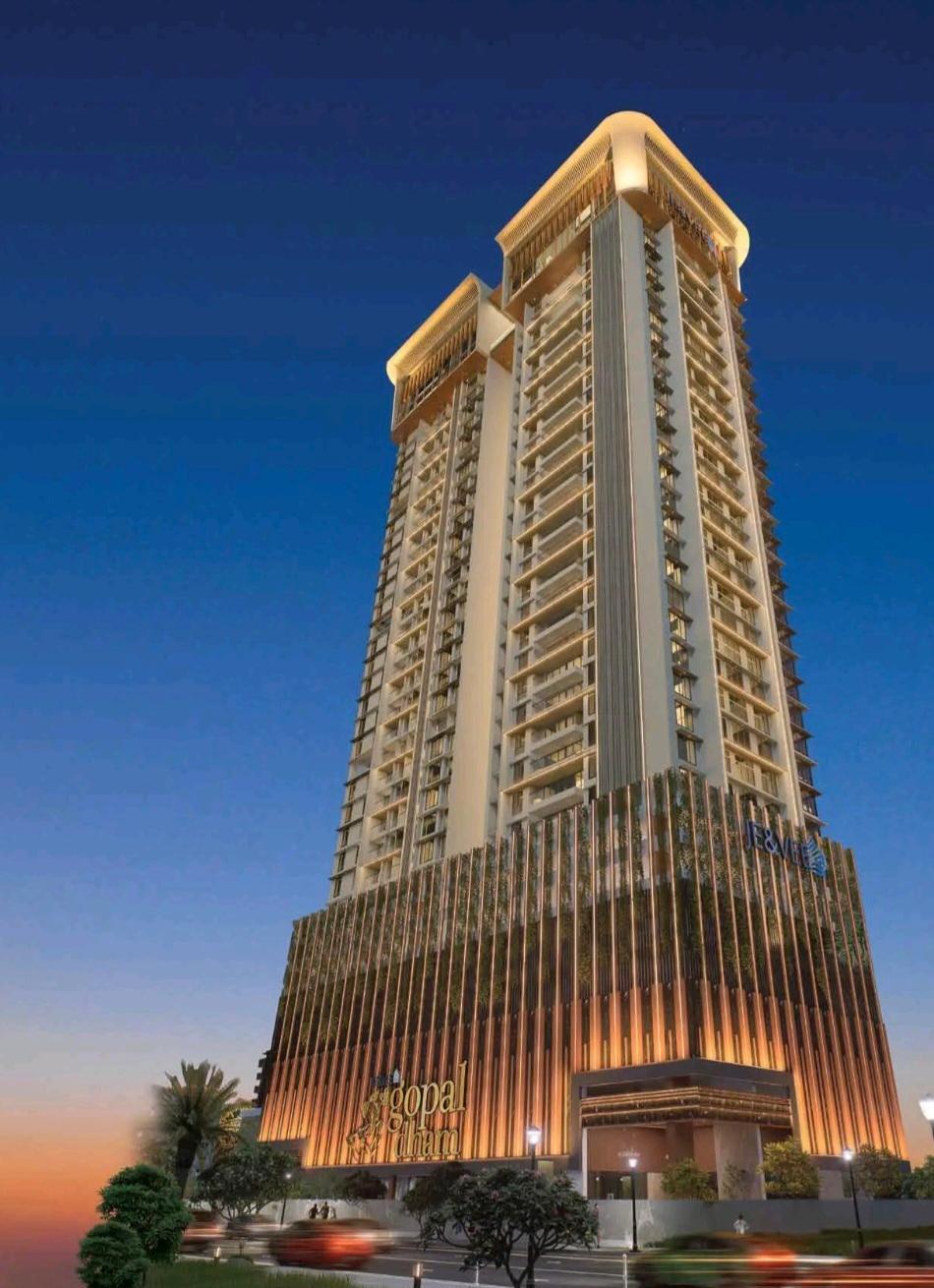 2 BHK Apartment in Je And Vee Shree Gopaldham Mahavir Nagar, Kandivali West